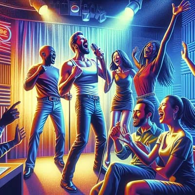 Karaoké au Bar of Beers