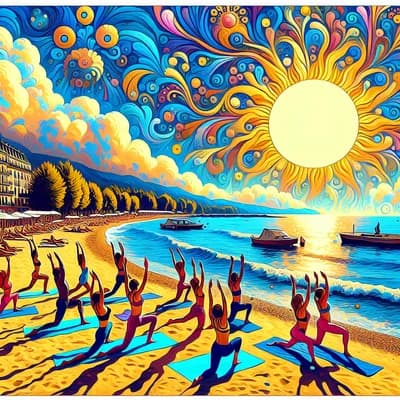 Yoga à la Plage - Les Sables Vignier