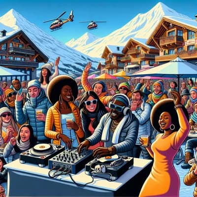 People - journée inclusive avec Dj's - La Folie Douce - Les Arcs 1800