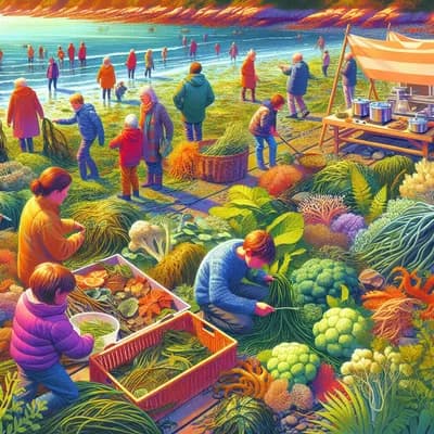 sortie découverte des algues et atelier cuisine aux algues