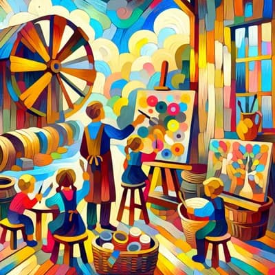 Atelier 4-6 ans au Moulin de La Brée
