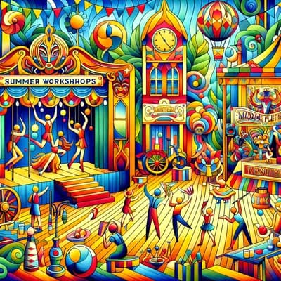 Les ateliers d’été cirquorigolo de madame flèche