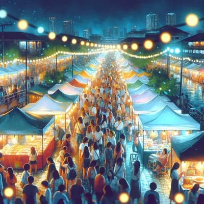 Dédicace Ludovic Nadeau - marché nocturne de la cotinière