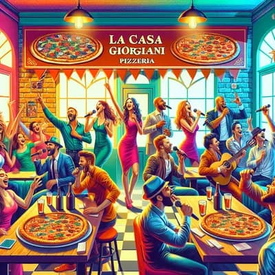 🎤 Karaoké à la Pizzeria « La Casa Giorgiani » 🍕🎶