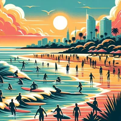 Cours De Surf Sunset ☀️