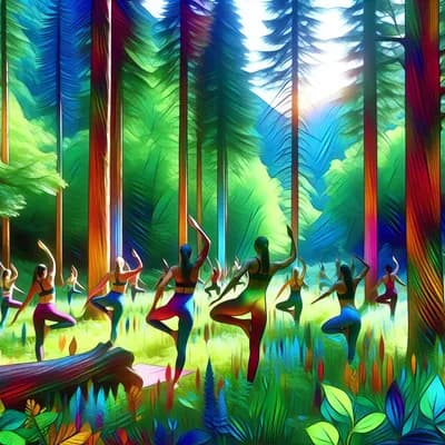 Gainage & posture / en forêt