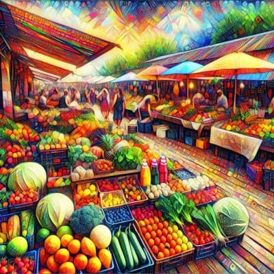 Marché de producteurs et produits locaux