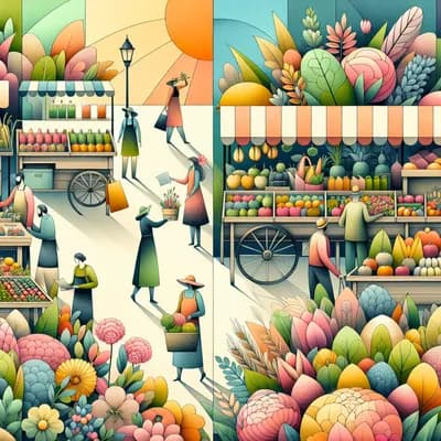 marché de printemps