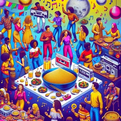 musique année 80 et soirée couscous