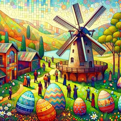 Chasse au trésor de Pâques au Moulin de La Brée