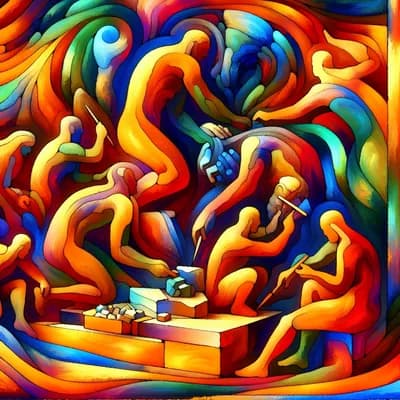 Initiation sculpture sur pierre