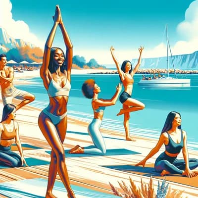 Yoga & PilĂątes Plage de l'ileau đ„