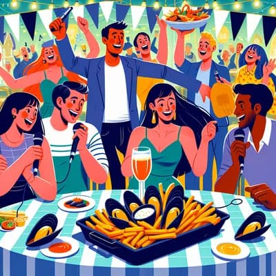 Soirée Moules Frites & Karaoké 🎤🍟