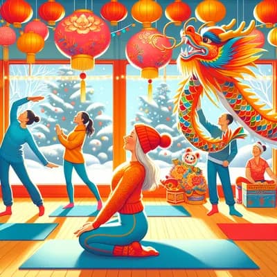 Atelier Danse du dragon 🐉& Yin Yoga 🧘♀️ spécial solstice d'hiver