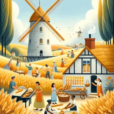 Atelier pain au Moulin