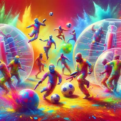 paintball / bubble foot