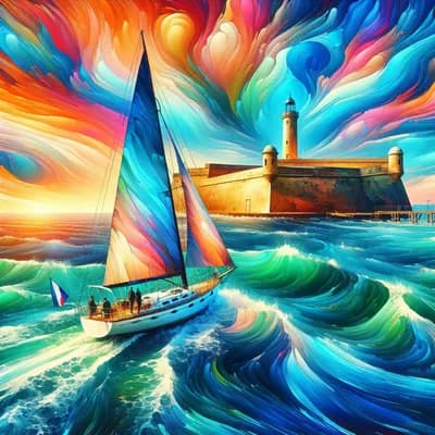 Balade en voilier vers le Fort boyard