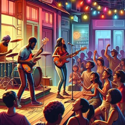 Concert live double v à l'echoppe