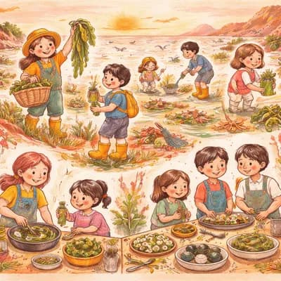 sortie découverte des algues et atelier cuisine aux algues