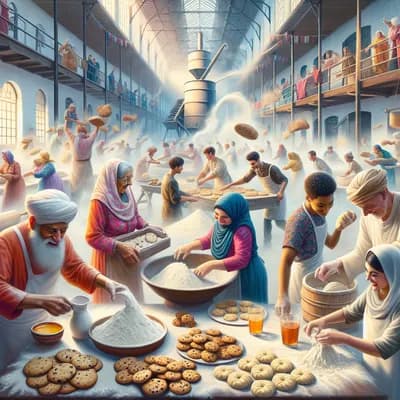 Atelier biscuits au moulin de la Brée