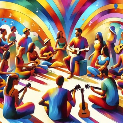 Initiation ukulélé à Domino