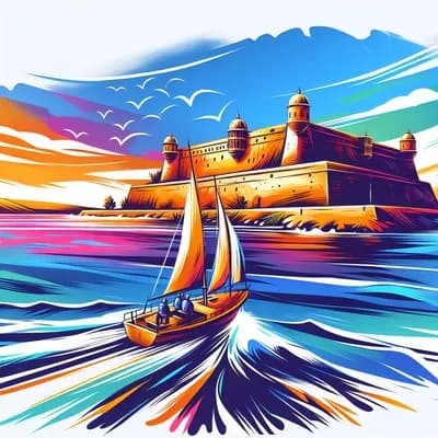 sortie détente en voilier pour l'approche commentée du fort boyard