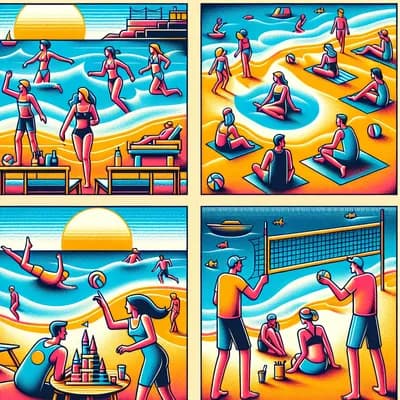 Course & renforcement / plage