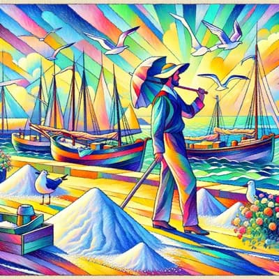 Photos de Pascal François au port des salines