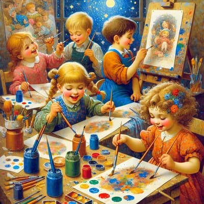 Activité 4-6 ans peinture