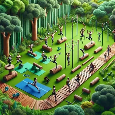 Circuit training - forêt