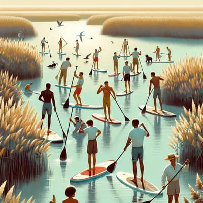 Stand up paddle au coeur des marais de L'île de ré