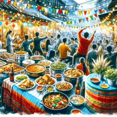 Marché Gourmand et bal