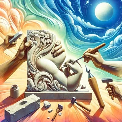 Initiation sculpture sur pierre