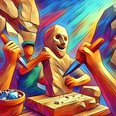 Initiation sculpture sur pierre