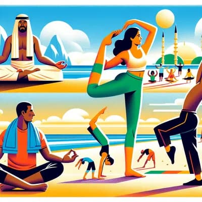 Étirements & mobilité - plage