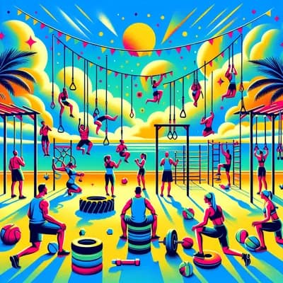 Circuit Training - sur la plage