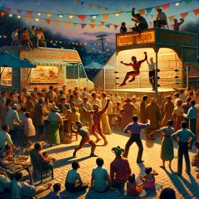 Soirée Catch et Food Trucks à la Brée