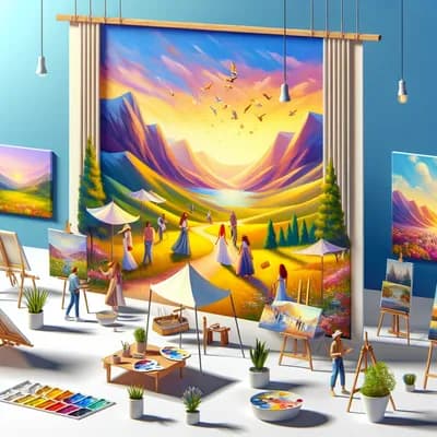 Exposition/vente huile sur toile