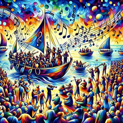 Concert Charlilou "le bateaux musical" à St-denis