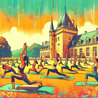 Stage de Yoga au château 🤍🧘🏻♀️🎉