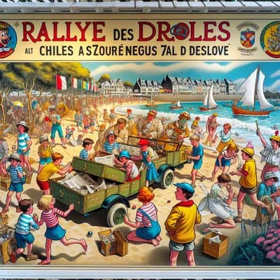 Rallye des Drôles (dès 7 ans) de la Plage de Gatseau : chasse au trésor grandeur nature et animée