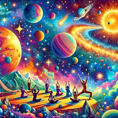 Yin Yoga de l'espace 💫🪐au château avec ju