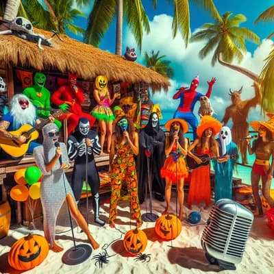 Halloween déguisé + Karaoké horrifique au Cocotier