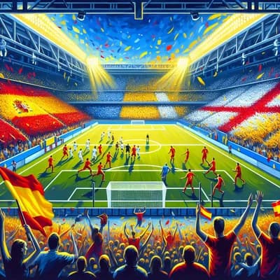 Finale de foot 🇪🇸 espagne/ 🏴 angleterre au stud’îo