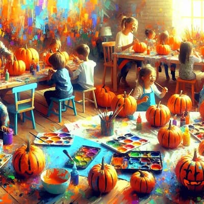 Atelier 4-6 ans : bombes citrouille