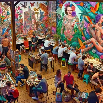 soirée tatouage a l antre du bouchon