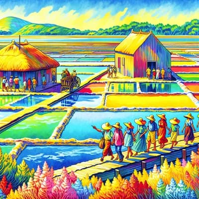 Visite commentée du marais salant au Port des Salines