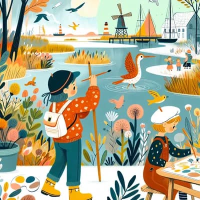 Atelier 4-6 ans au Port des Salines " les saisons du marais"