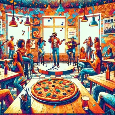 Karaoké dimanche 18 mai à la pizzeria la casa giorgiani