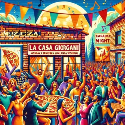 karaoke le lundi 30 juin à la pizzeria la casa giorgiani